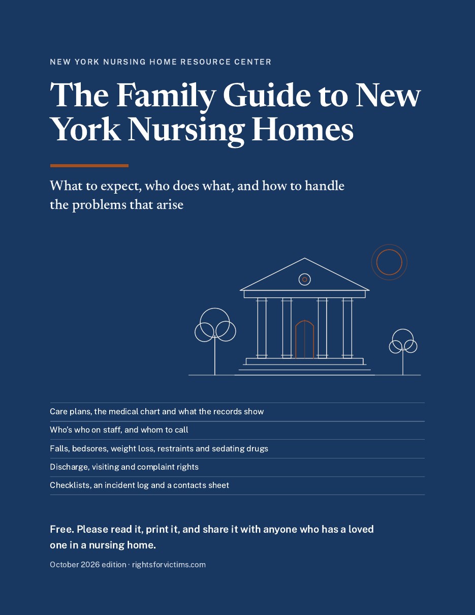 Cover of The Family Guide to New York Nursing Homes, October 2026 edition